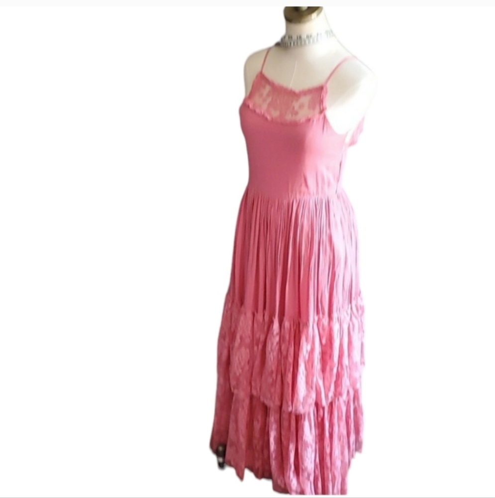 Mia Joy  catrin women pink Barbiecore dress size 12 - Picture 17 of 17